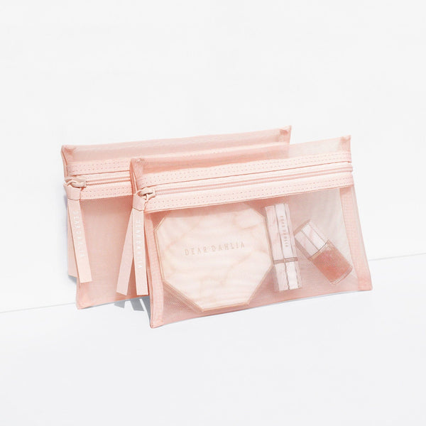 DEAR DAHLIA singleton_gift BLOOMING EDITION MESH MAKEUP POUCH